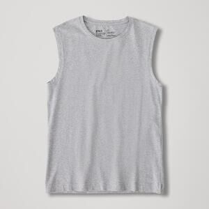 PACT Cool Stretch Under Shirt Tank Top Gray Organic Cotton Size Medium